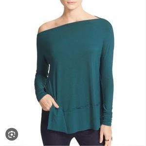 WE THE FREE Free People Slouchy Light Gray Luna Top sz XS